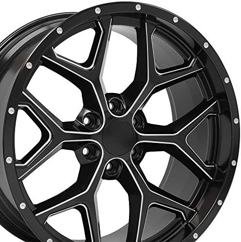OE Wheels LLC 22 inch Rims Fits Pre-2019 Silverado Sierra