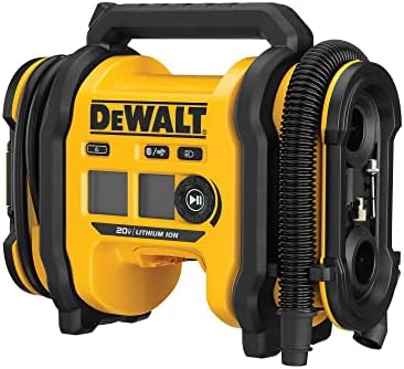 DEWALT 20V MAX Tire Inflator, Compact and Portable, Automatic Shut