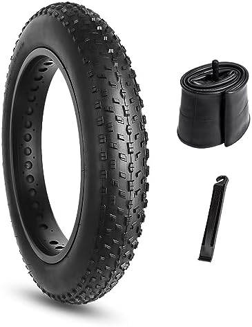 Hycline Fat Bike Tires Replacement Set: 20/26×4.0 Inch Folding Electric