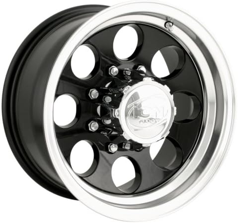 Ion Alloy 171 Black Wheel with Machined Lip (17×9″/5x127mm)