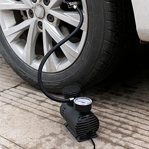 MIANHT Vehicle Inflator 12v Portable Compressor Tire Inflator with Mechanical