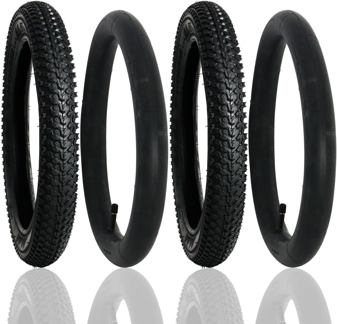 2Pcs 14 Inch Bike Tire 14 x 2.125(57-254) 32mm Valve