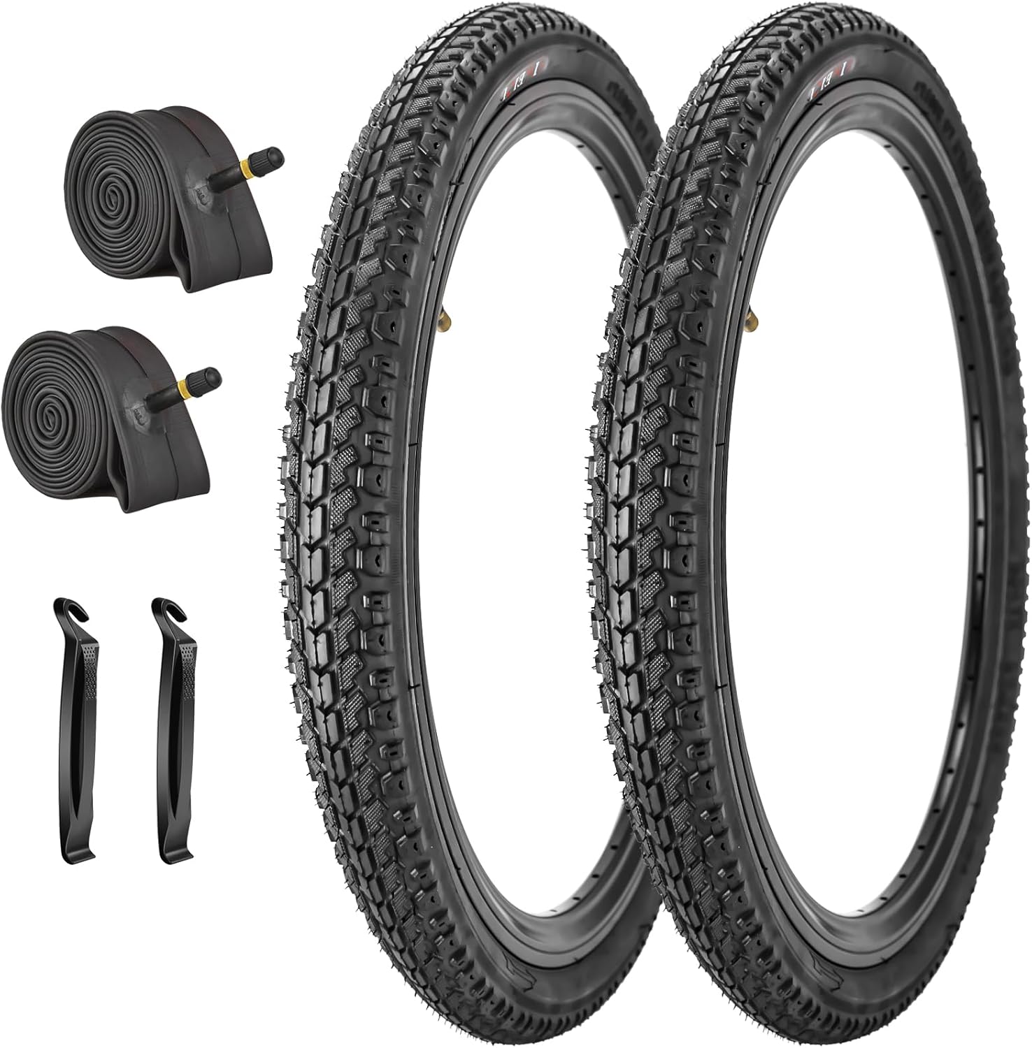 SIMEIQI 2 Pack 20″x1.75″ Bike Tires and Inner Tubes 20×1.75/2.125