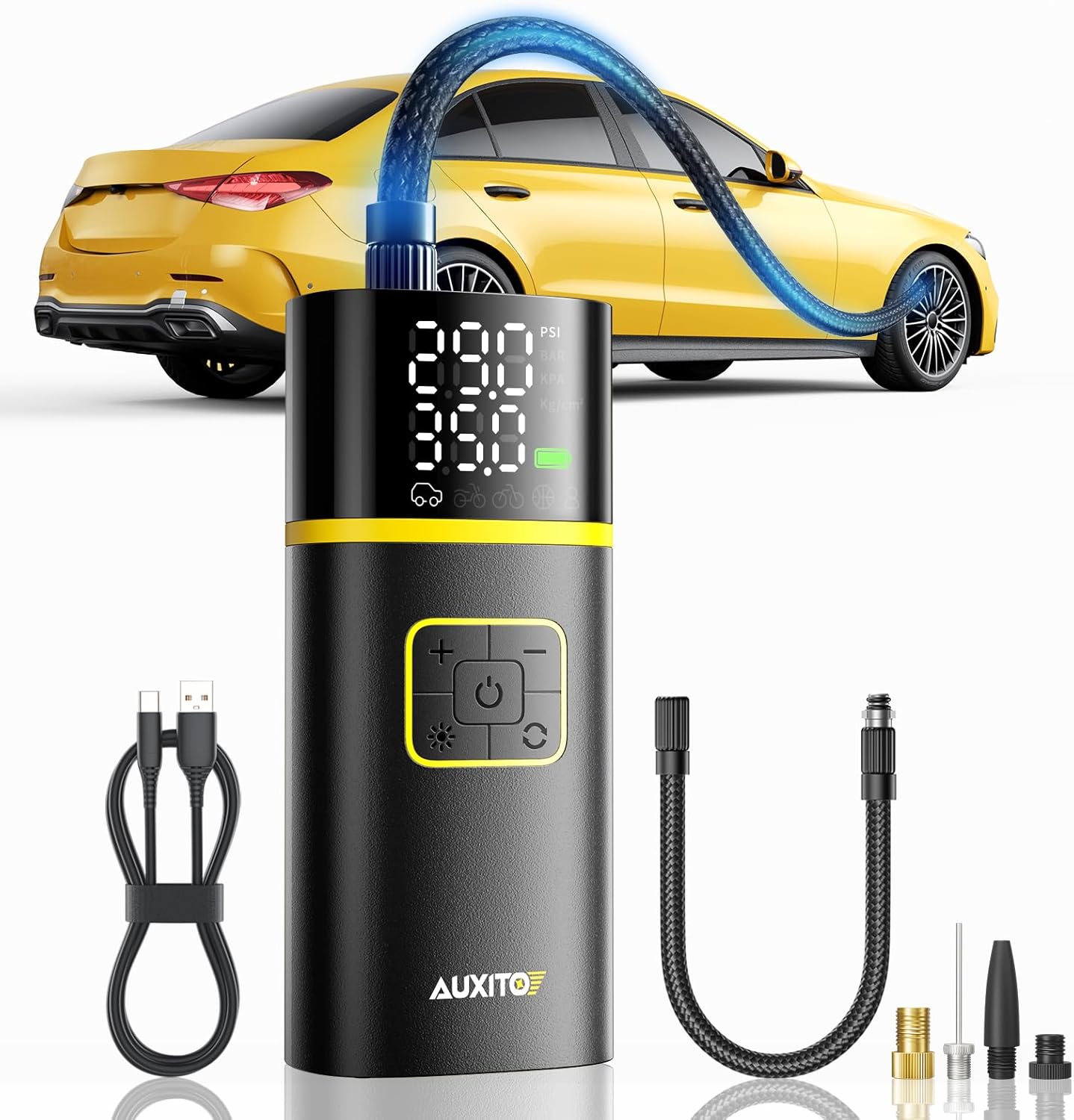 AUXITO Tire Inflator Portable Air Compressor – Air Pump for